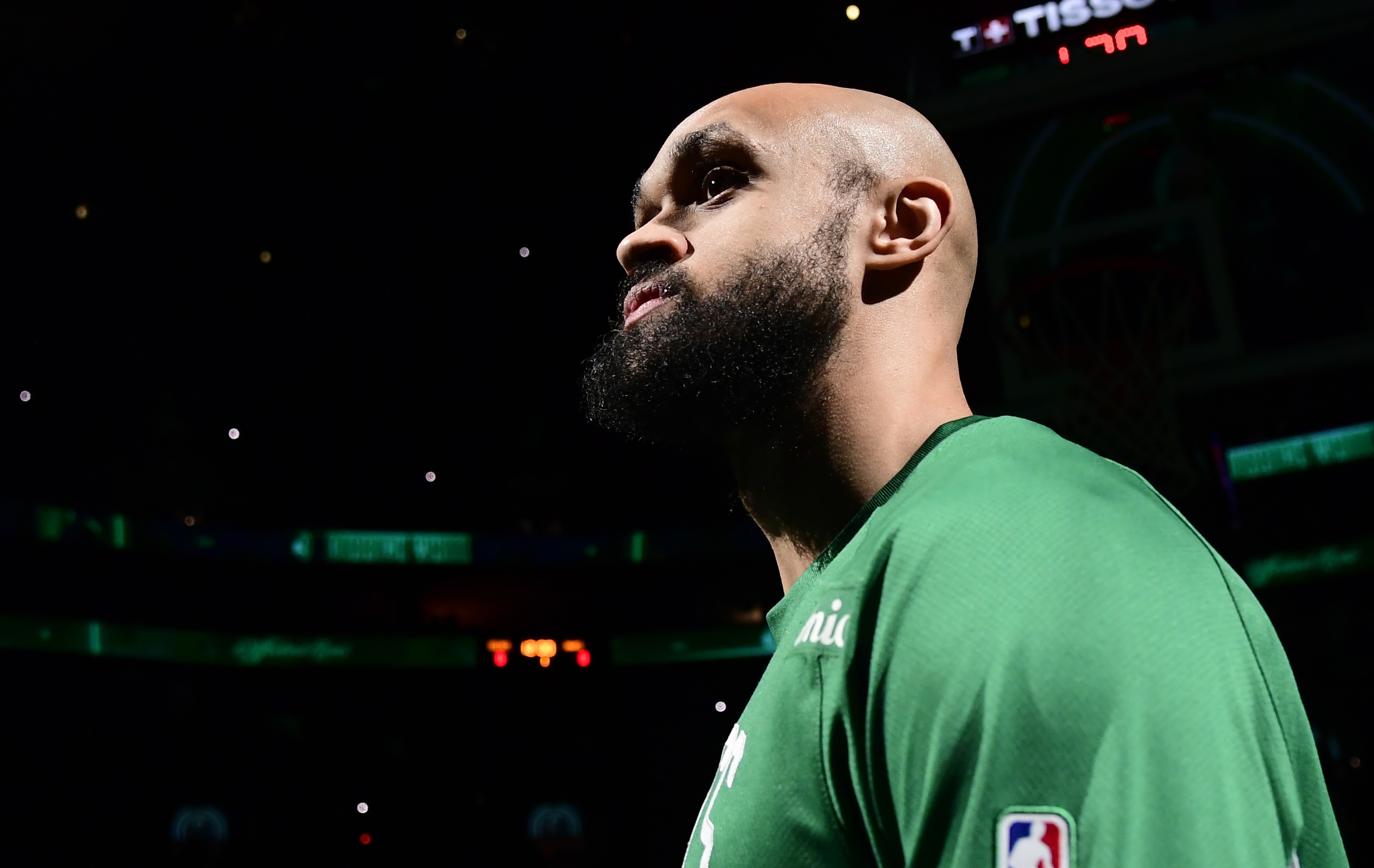 乐鱼体育平台-绿军客战老鹰 德里克·怀特可以出战 塔图姆&奎塔&哈珀缺阵